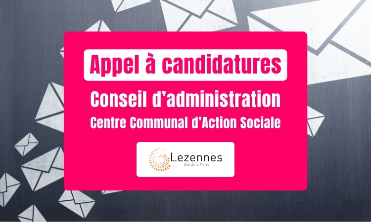 Appel à candidatures - Conseil d'administration du Centre Communal d'Action Sociale de Lezennes